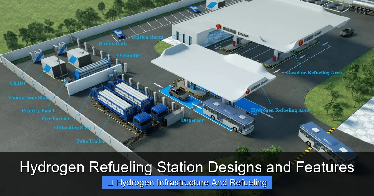 Hydrogen Refueling Station Designs and Features