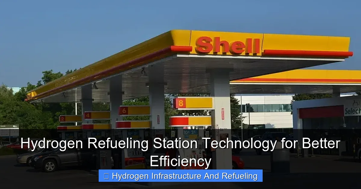 Hydrogen Refueling Station Technology for Better Efficiency