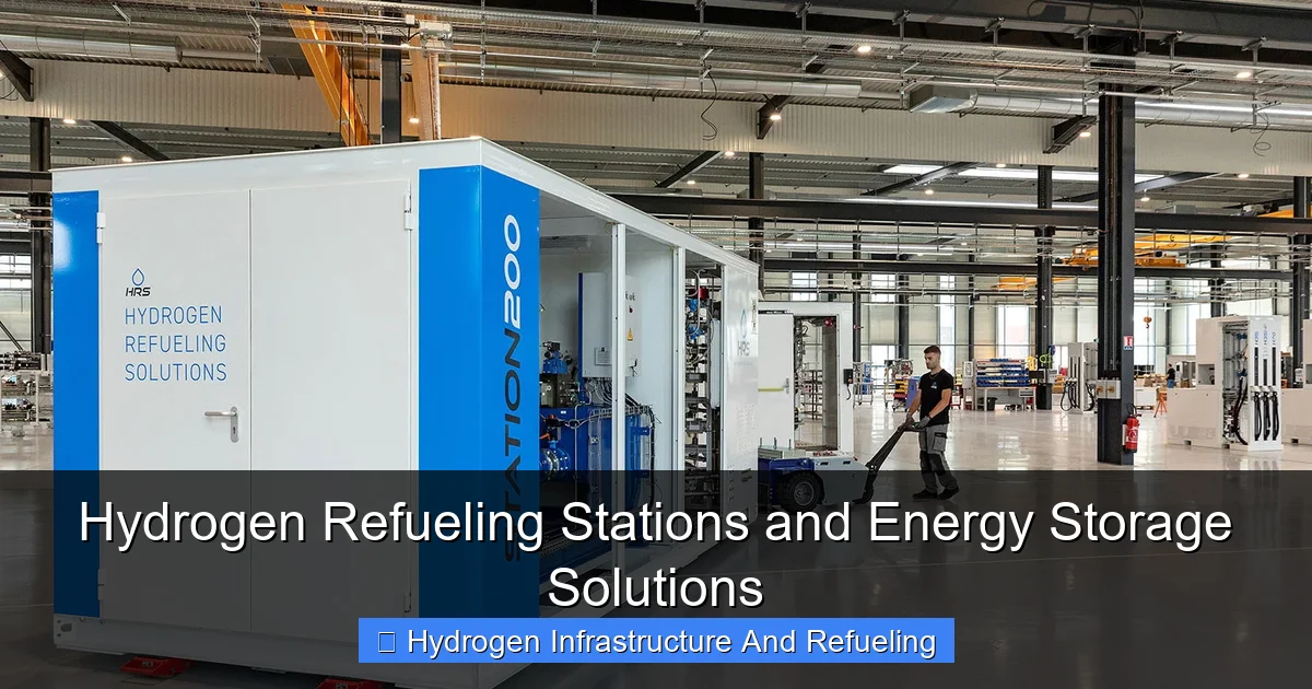 Hydrogen Refueling Stations and Energy Storage Solutions