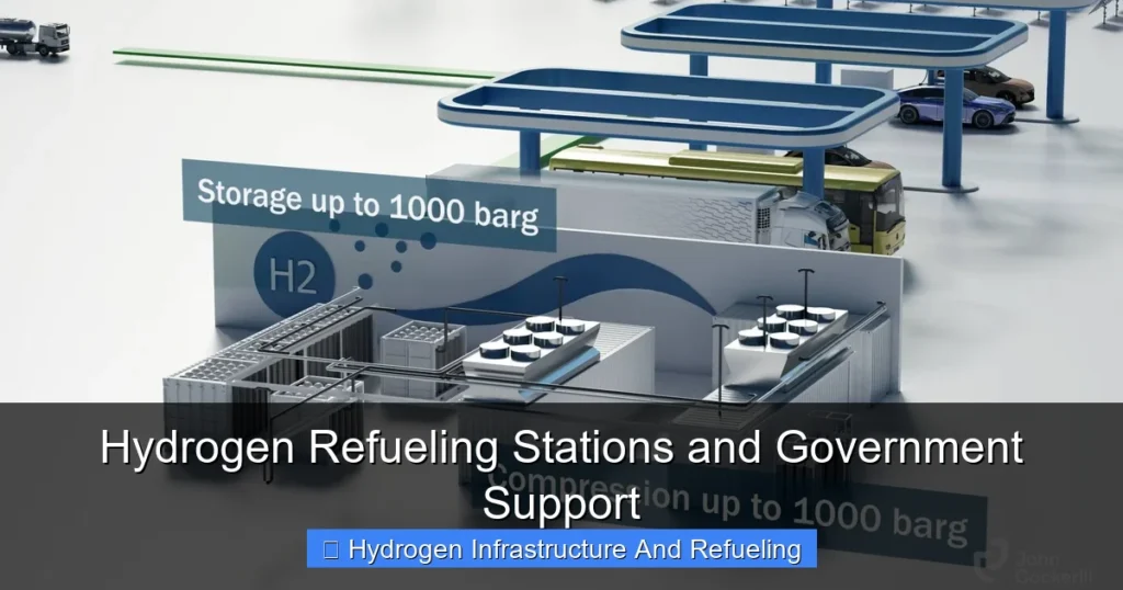 Hydrogen Refueling Stations and Government Support Hydrogen Refueling Stations and Government Support