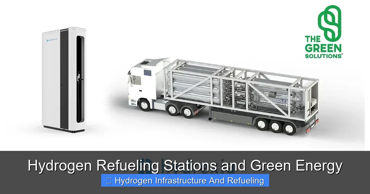 Hydrogen Refueling Stations and Green Energy