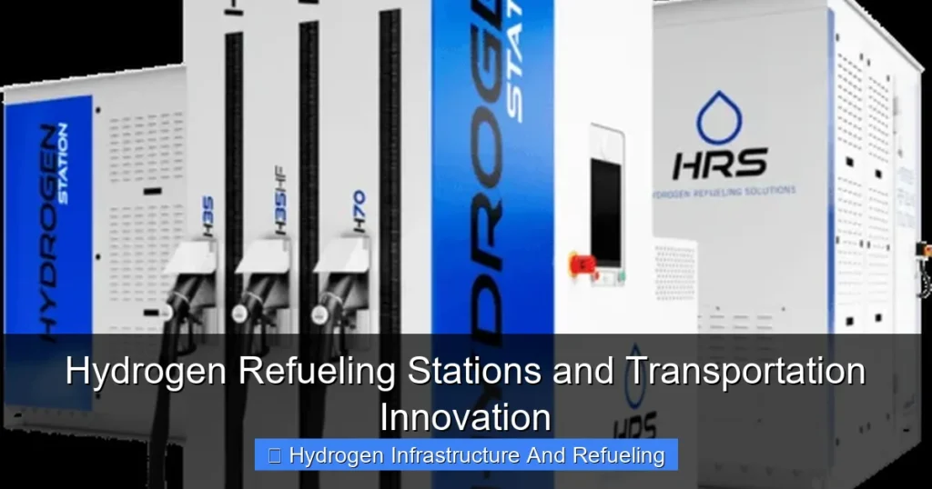 Hydrogen Refueling Stations and Transportation Innovation