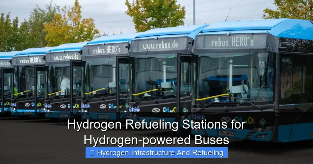 Hydrogen Refueling Stations for Hydrogen-powered Buses
