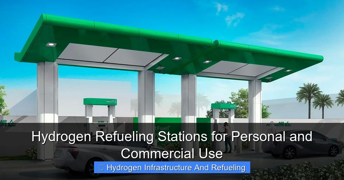 Hydrogen Refueling Stations for Personal and Commercial Use