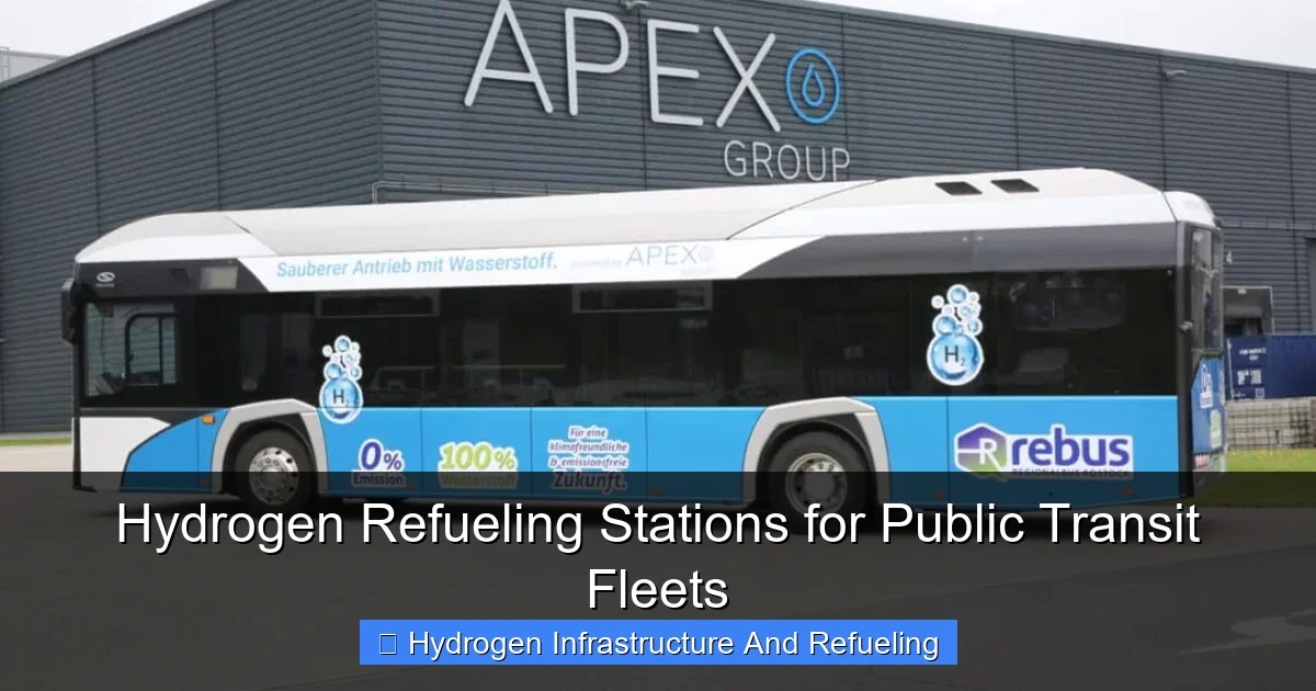 Hydrogen Refueling Stations for Public Transit Fleets