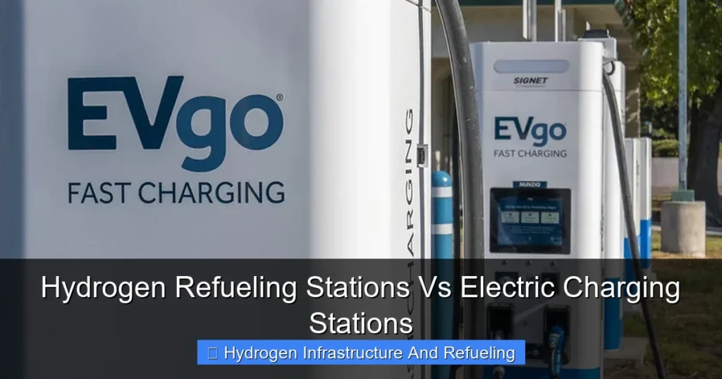 Hydrogen Refueling Stations Vs Electric Charging Stations