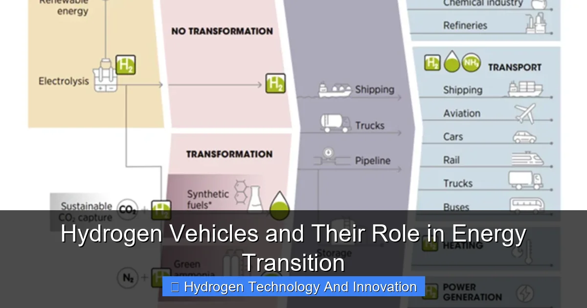 Hydrogen Vehicles and Their Role in Energy Transition