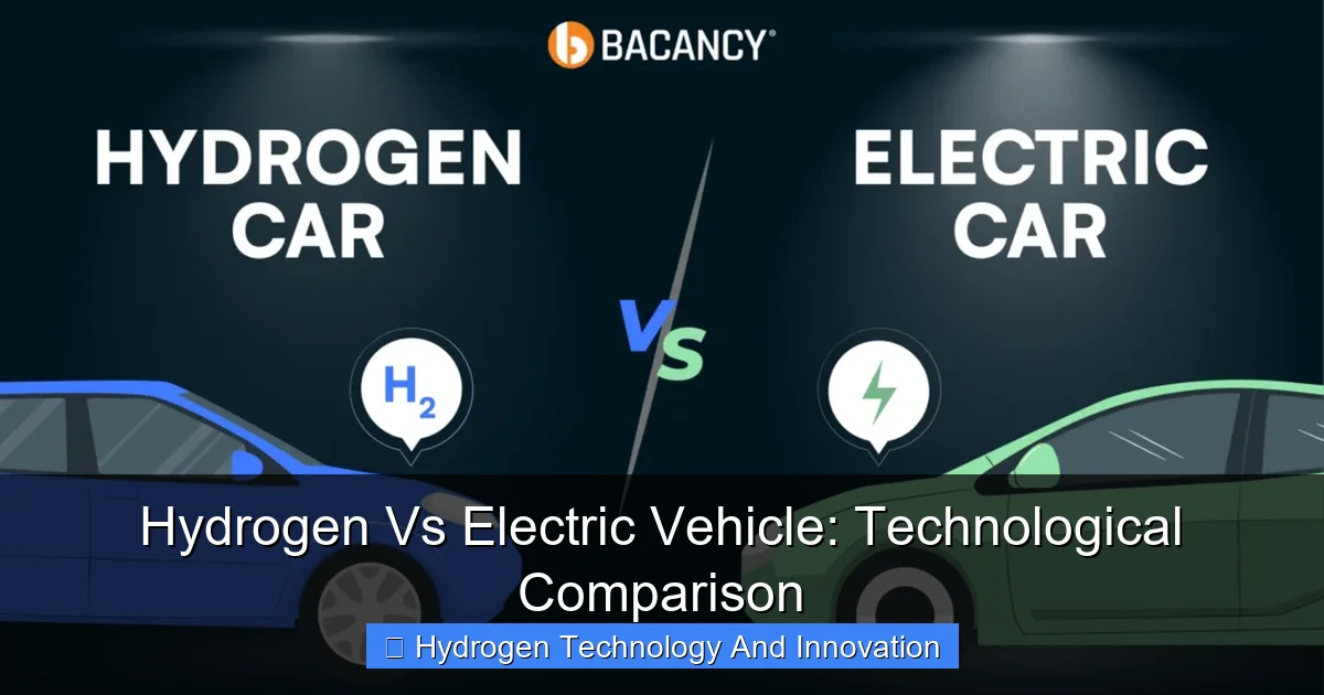 Hydrogen Vs Electric Vehicle: Technological Comparison