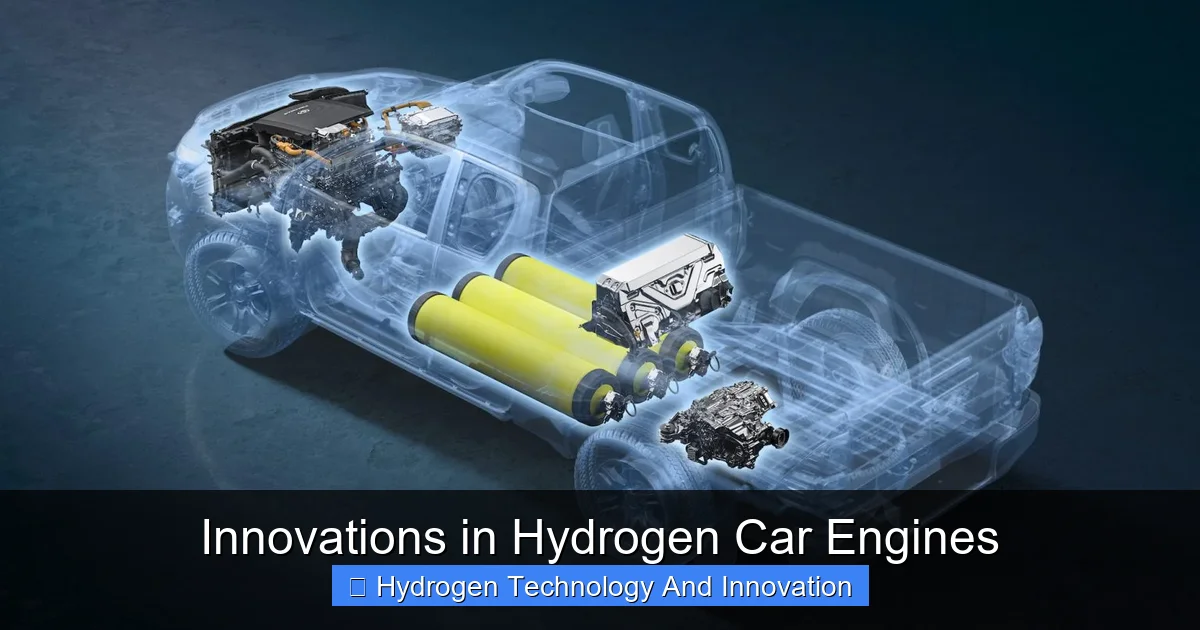 Innovations in Hydrogen Car Engines
