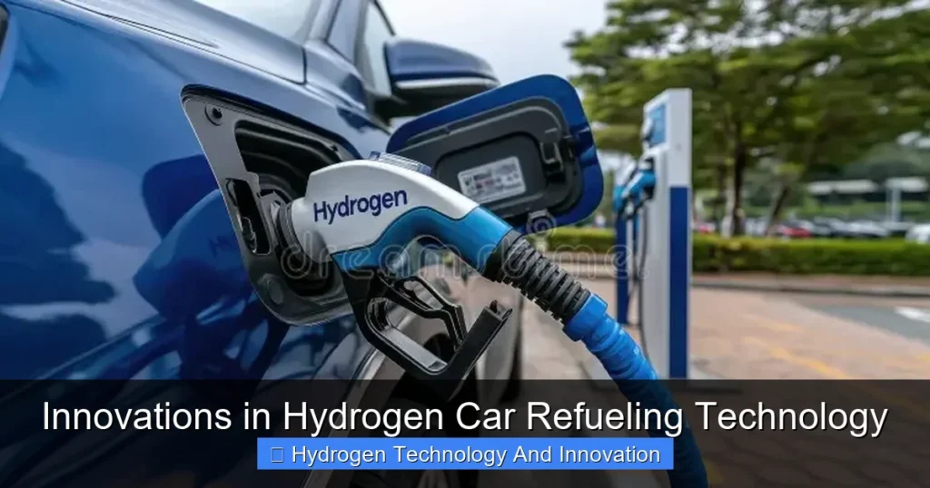 Innovations in Hydrogen Car Refueling Technology