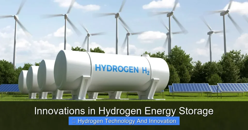 Innovations in Hydrogen Energy Storage