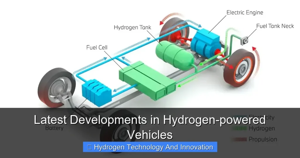 Latest Developments in Hydrogen-powered Vehicles