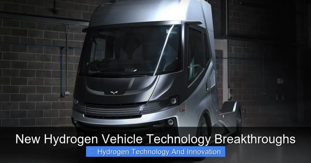 New Hydrogen Vehicle Technology Breakthroughs