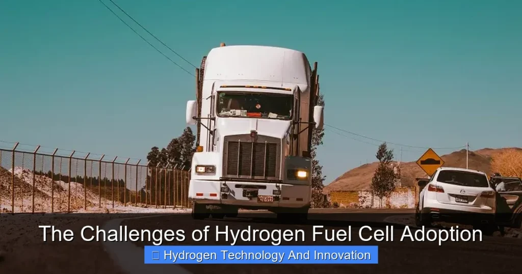 The Challenges of Hydrogen Fuel Cell Adoption