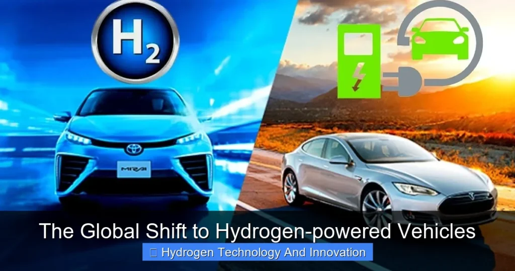 The Global Shift to Hydrogen-powered Vehicles