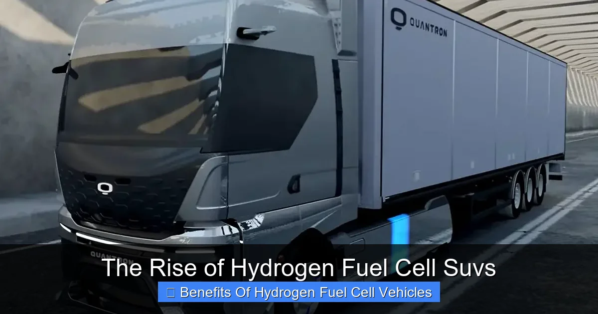 The Rise of Hydrogen Fuel Cell Suvs