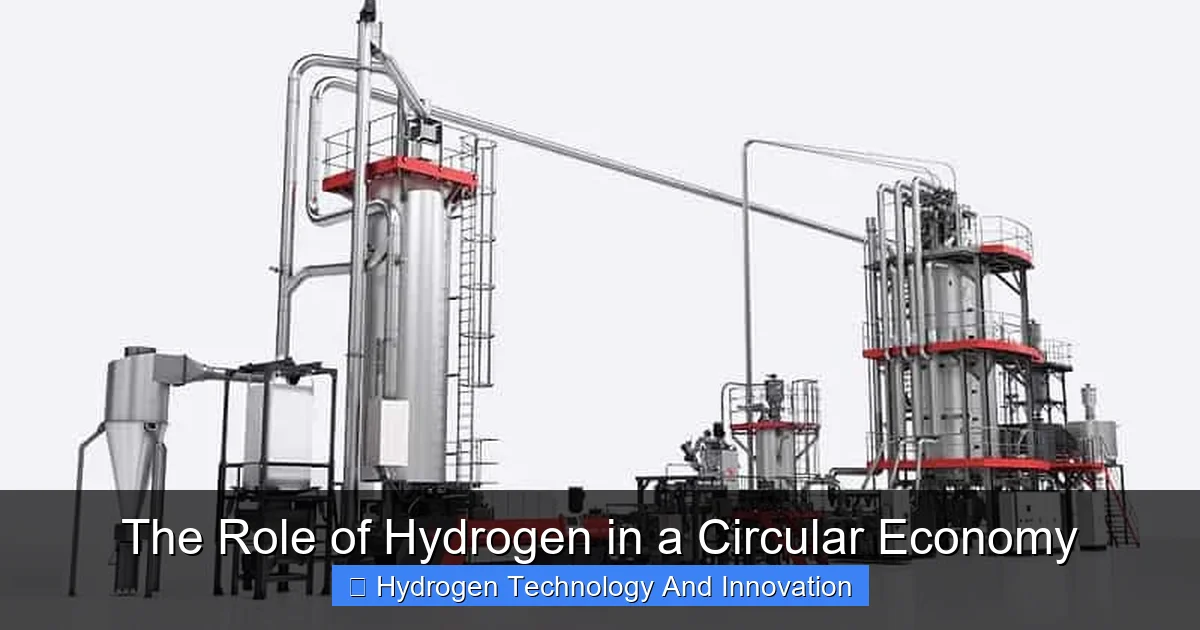 The Role of Hydrogen in a Circular Economy