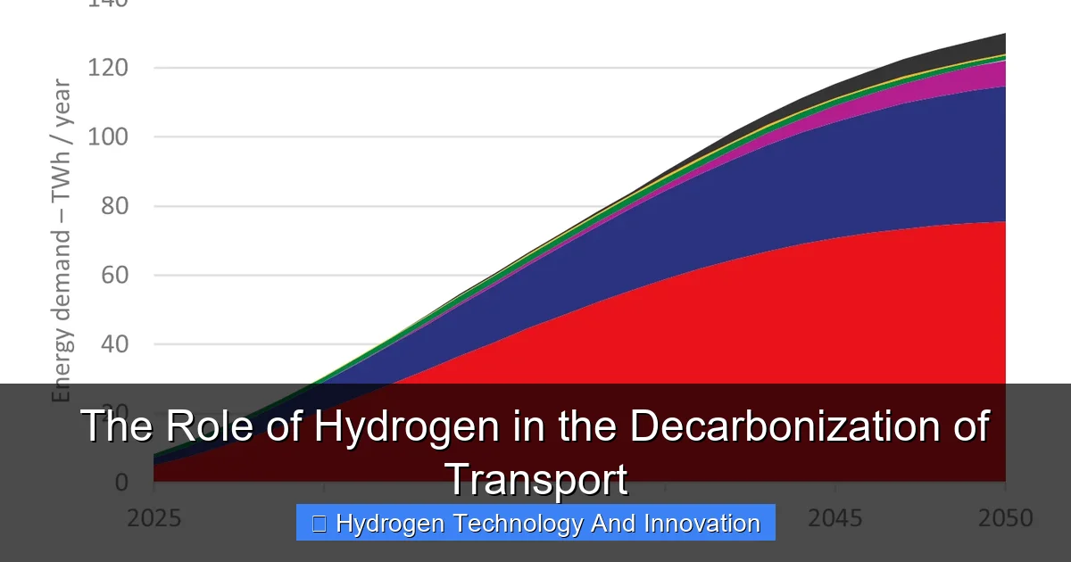 The Role of Hydrogen in the Decarbonization of Transport
