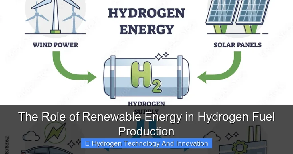 The Role of Renewable Energy in Hydrogen Fuel Production