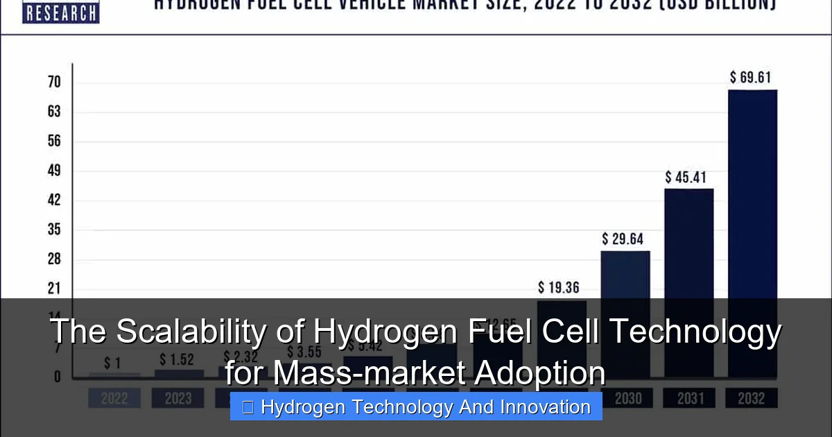 The Scalability of Hydrogen Fuel Cell Technology for Mass-market Adoption