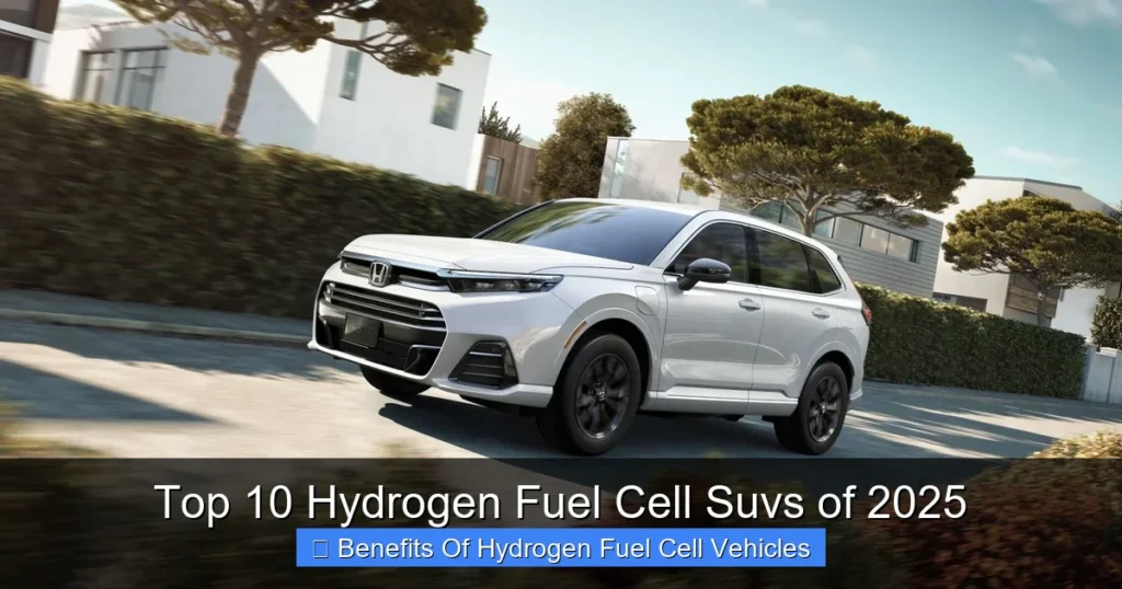 Top 10 Hydrogen Fuel Cell Suvs of 2025