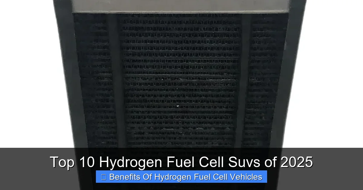 Top 10 Hydrogen Fuel Cell Suvs of 2025
