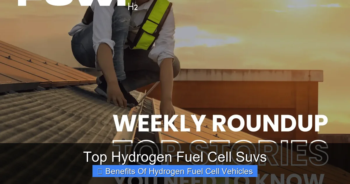 Top Hydrogen Fuel Cell Suvs
