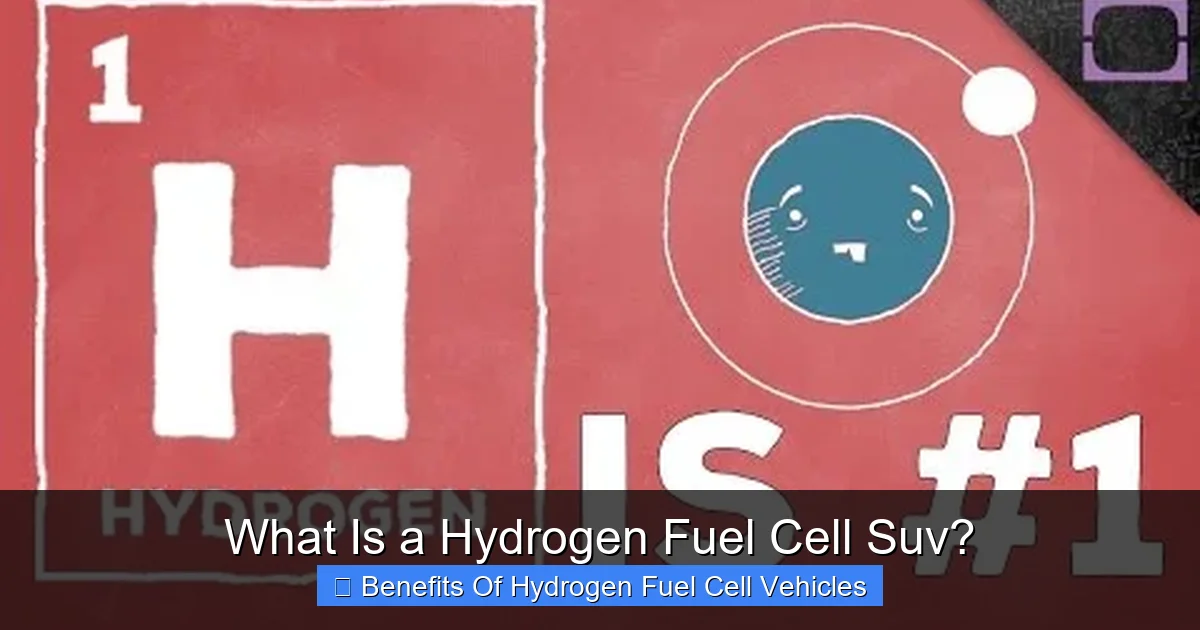 What Is a Hydrogen Fuel Cell Suv?