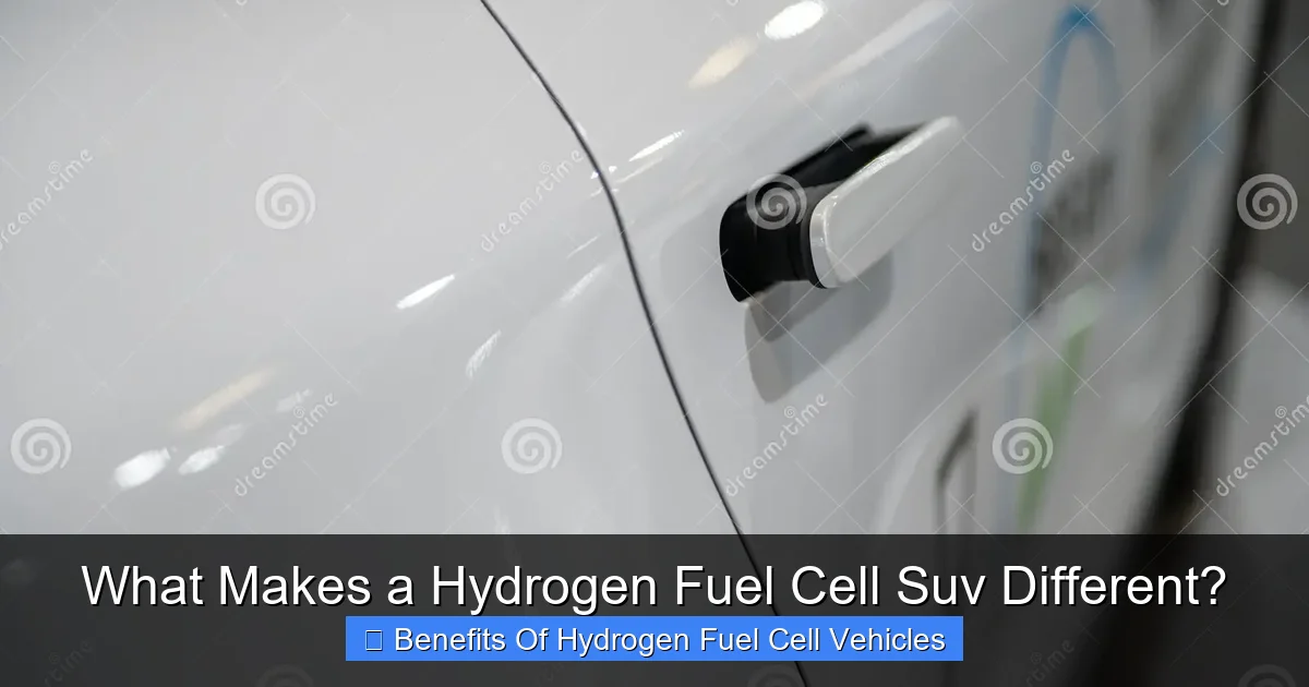 What Makes a Hydrogen Fuel Cell Suv Different?