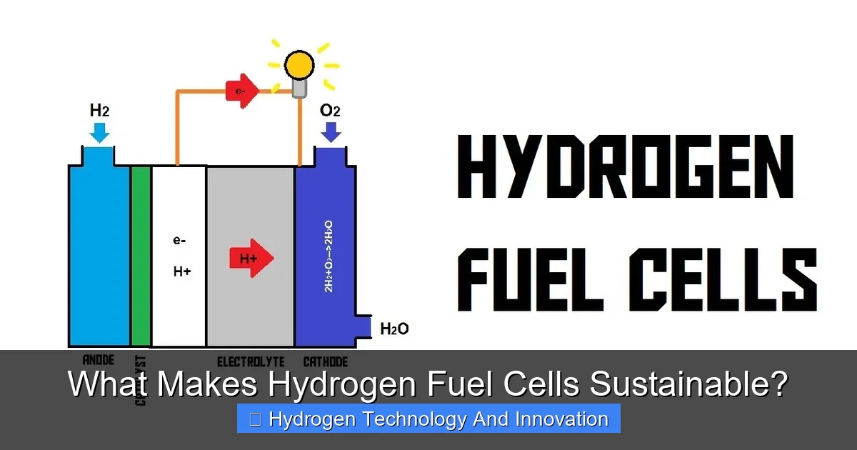 What Makes Hydrogen Fuel Cells Sustainable?