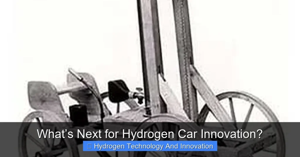 What’s Next for Hydrogen Car Innovation?