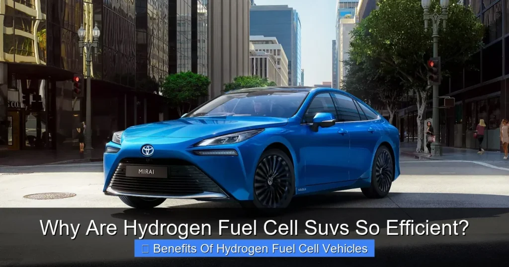 Why Are Hydrogen Fuel Cell Suvs So Efficient?