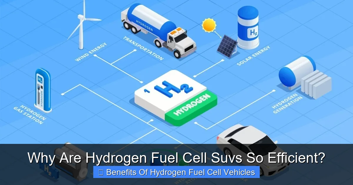 Why Are Hydrogen Fuel Cell Suvs So Efficient?