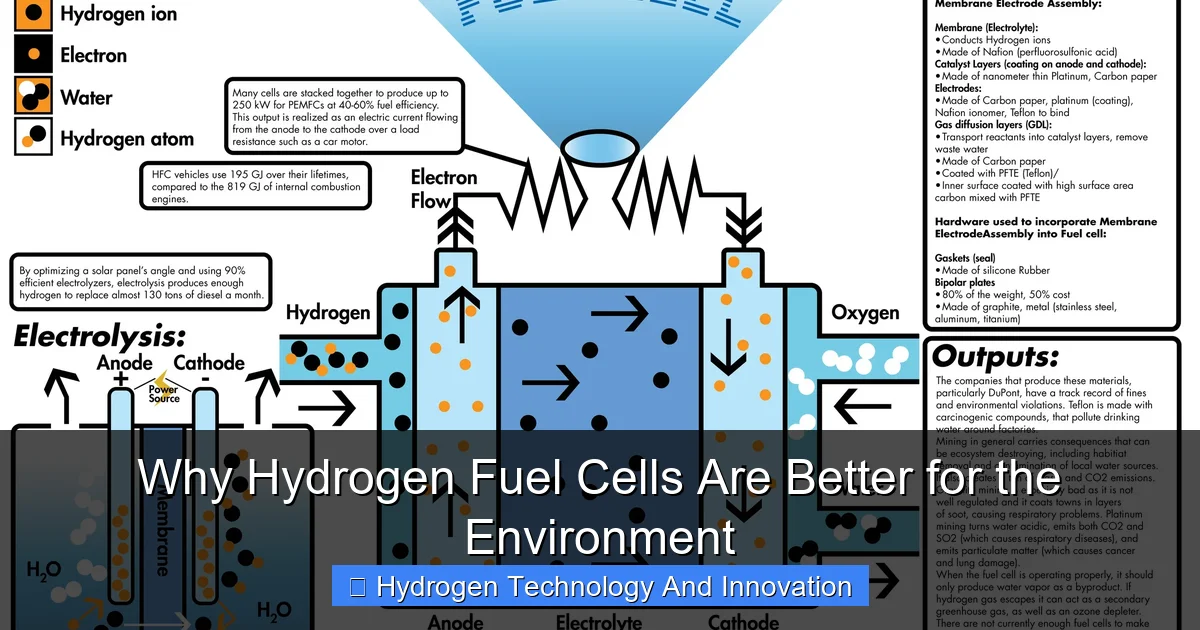Why Hydrogen Fuel Cells Are Better for the Environment