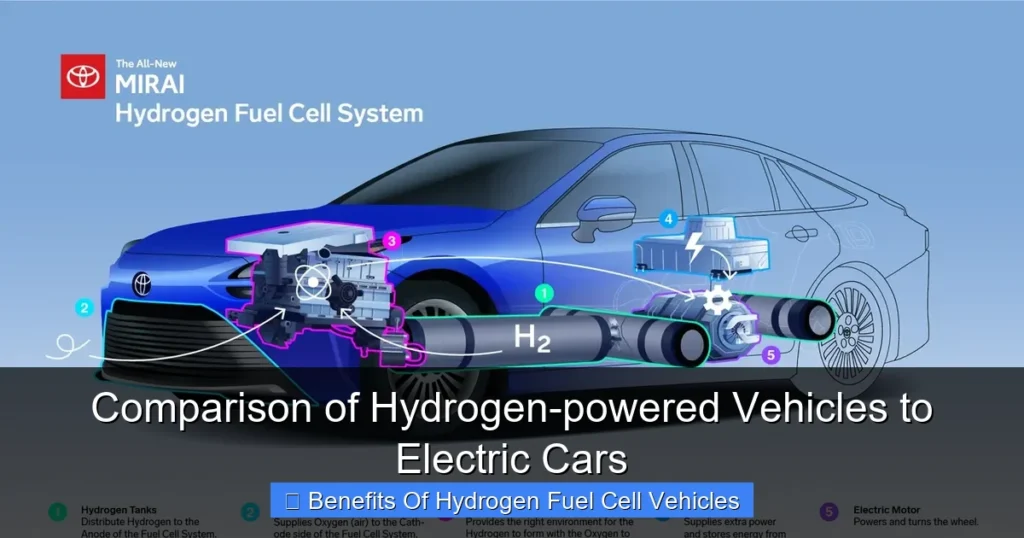 Comparison of Hydrogen-powered Vehicles to Electric Cars