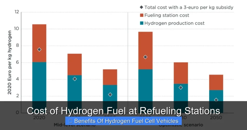 Cost of Hydrogen Fuel at Refueling Stations