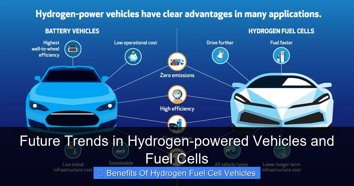 Future Trends in Hydrogen-powered Vehicles and Fuel Cells
