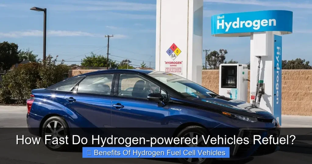 How Fast Do Hydrogen-powered Vehicles Refuel?