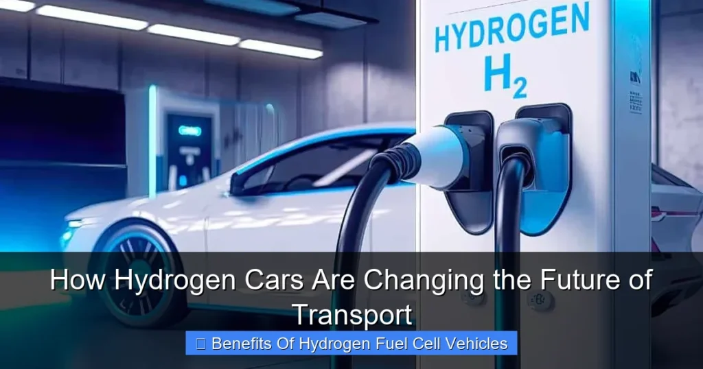 How Hydrogen Cars Are Changing the Future of Transport How Hydrogen Cars Are Changing the Future of Transport
