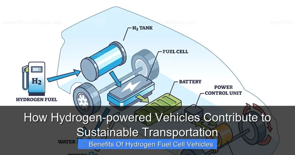 How Hydrogen-powered Vehicles Contribute to Sustainable Transportation