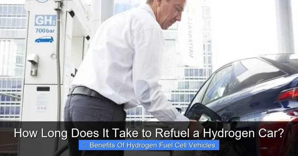 How Long Does It Take to Refuel a Hydrogen Car?