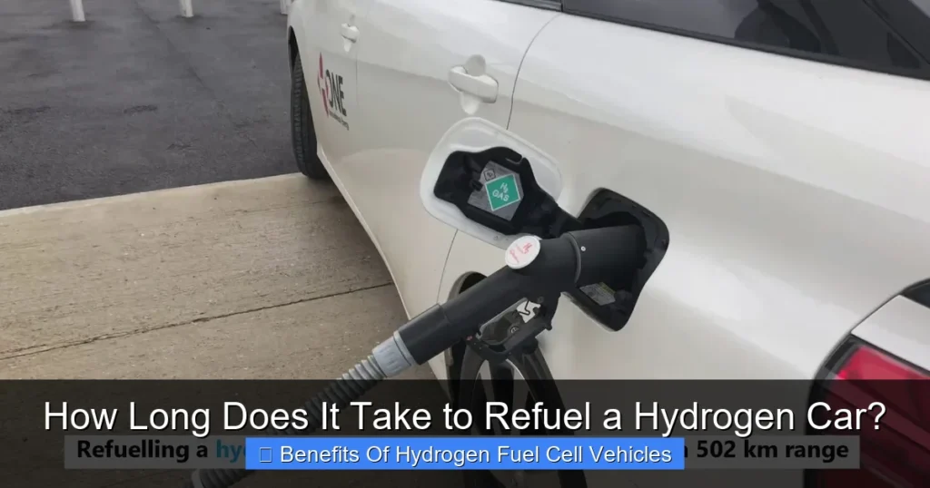 How Long Does It Take to Refuel a Hydrogen Car?
