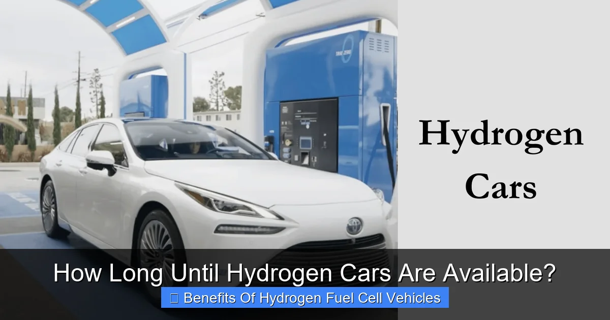 How Long Until Hydrogen Cars Are Available?
