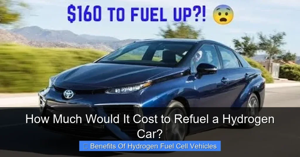 How Much Would It Cost to Refuel a Hydrogen Car? How Much Would It Cost to Refuel a Hydrogen Car?