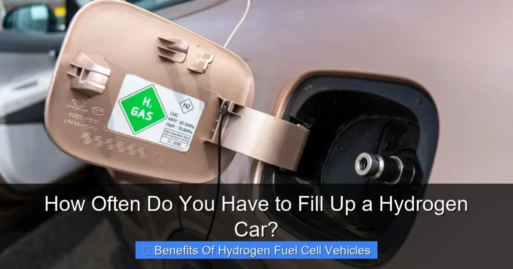 How Often Do You Have to Fill Up a Hydrogen Car?