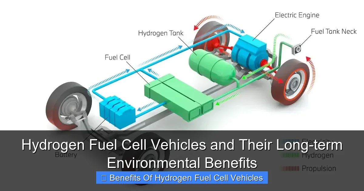 Hydrogen Fuel Cell Vehicles and Their Long-term Environmental Benefits
