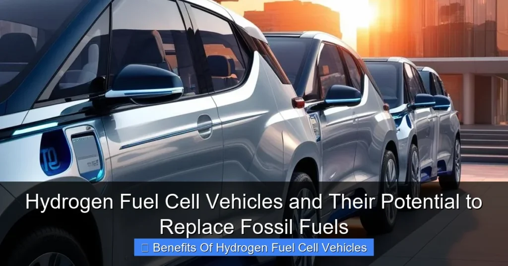 Hydrogen Fuel Cell Vehicles and Their Potential to Replace Fossil Fuels