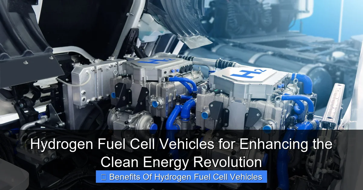 Hydrogen Fuel Cell Vehicles for Enhancing the Clean Energy Revolution