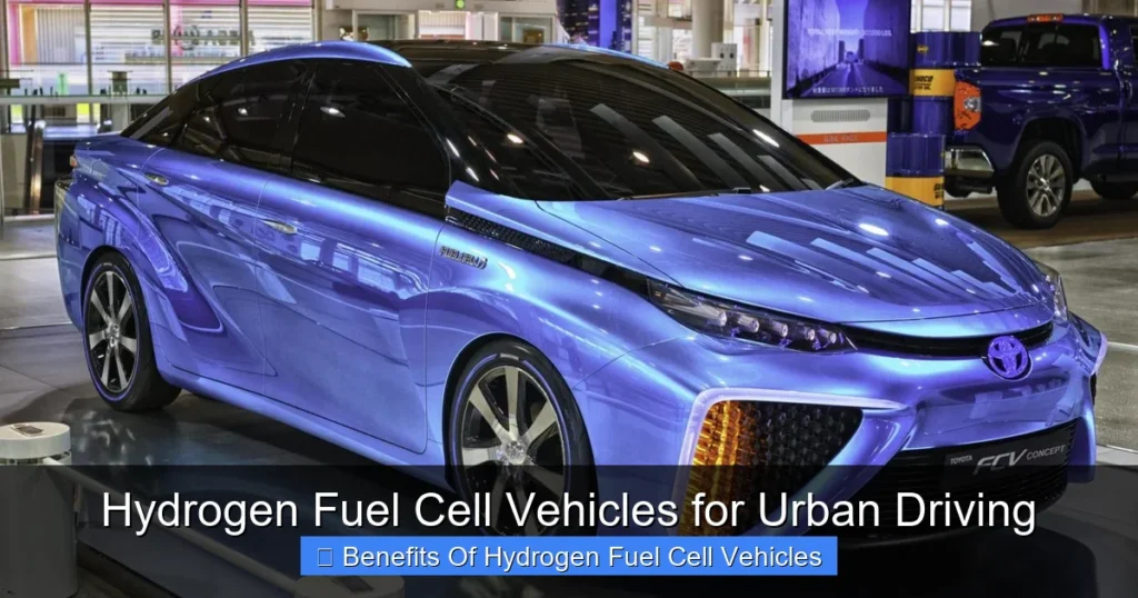 Hydrogen Fuel Cell Vehicles for Urban Driving