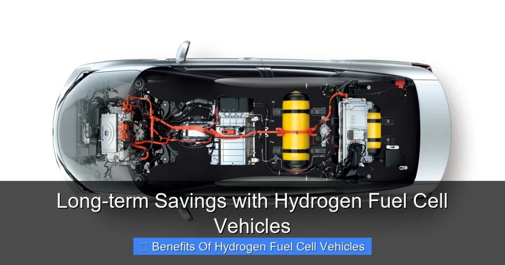 Long-term Savings with Hydrogen Fuel Cell Vehicles